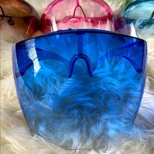 Colored face shields